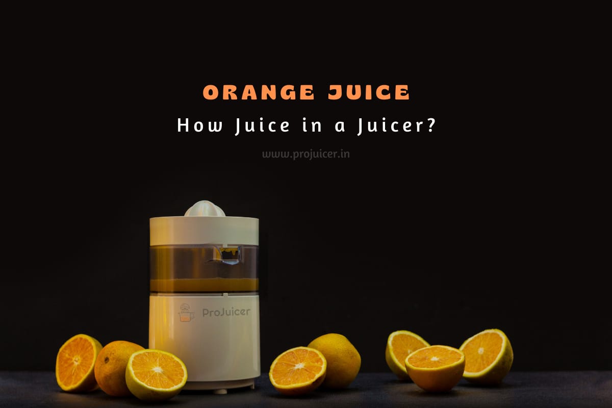 how to make orange juice with a juicer at your home
