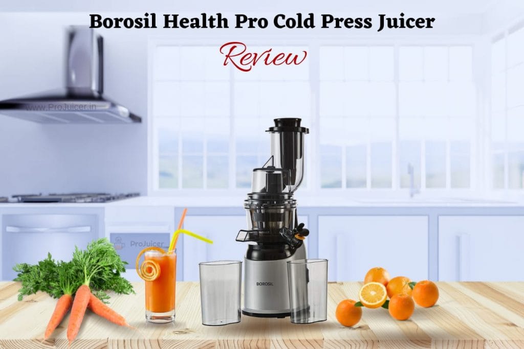 Juicing on Borosil Health Pro Cold Press Slow Juicer