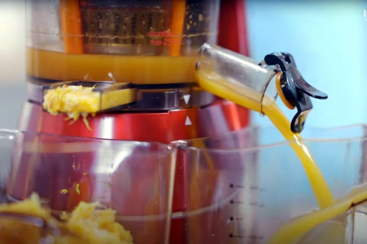 Fruit juice extraction with Hestia cold press juicer