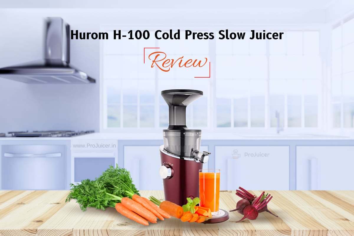 Juicing on Hurom H-100 Cold Press Slow Juicer
