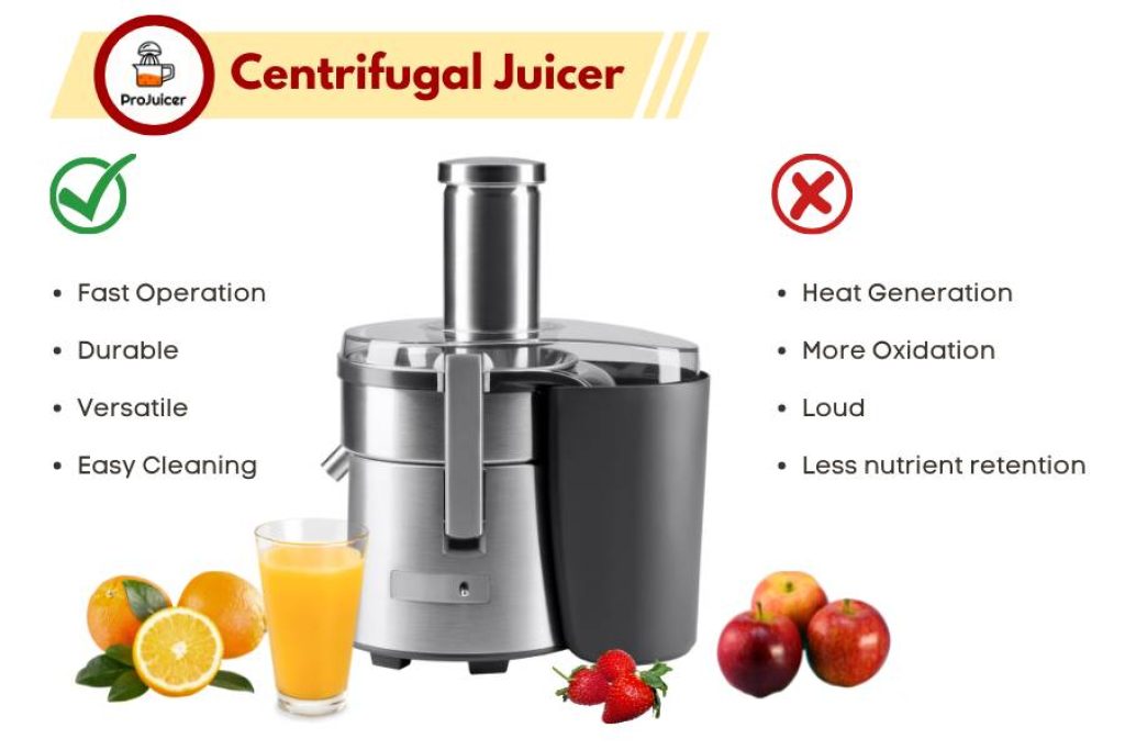 Centrifugal juicer pros and cons