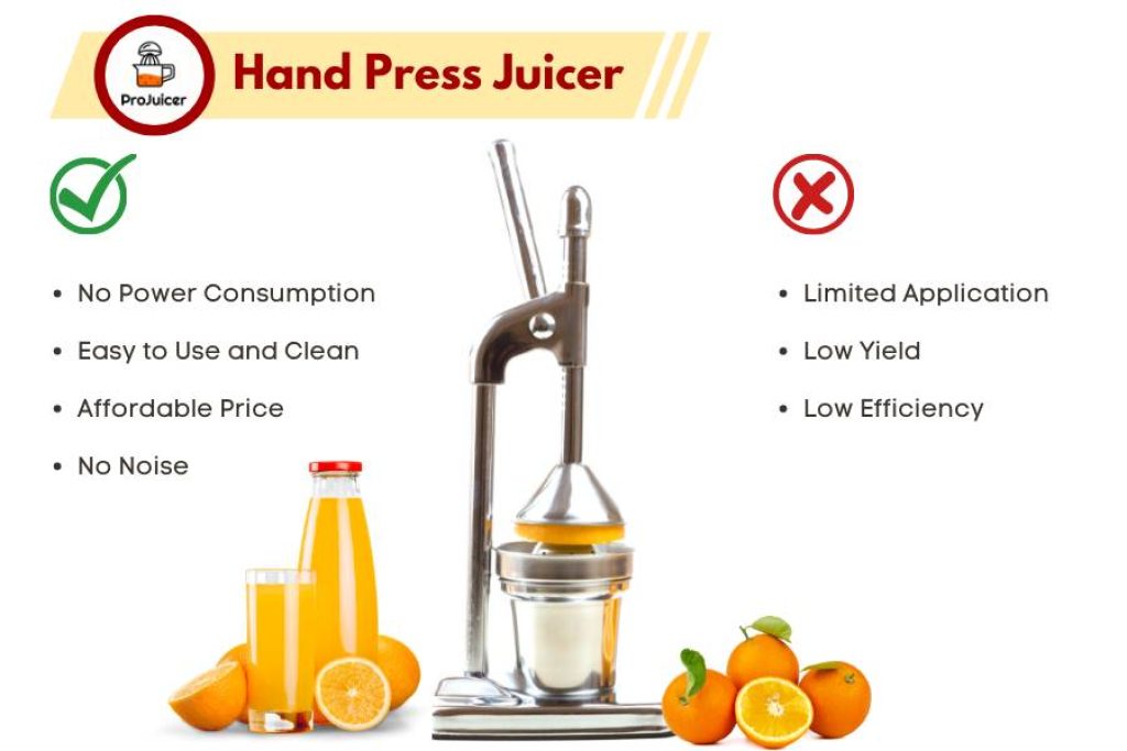 Hand press juicer pros and cons
