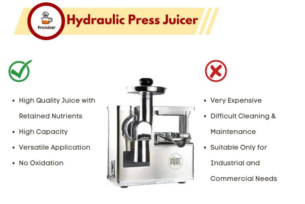 Hydraulic Press Juicer pros and cons