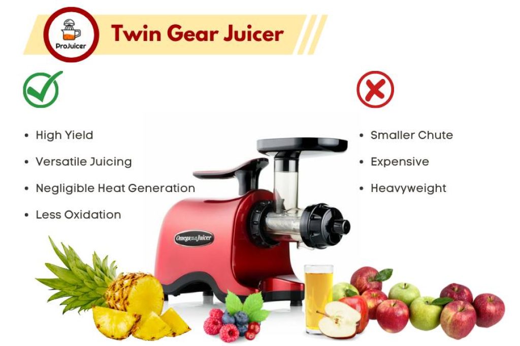 Twin Gear Juicer Pros and Cons